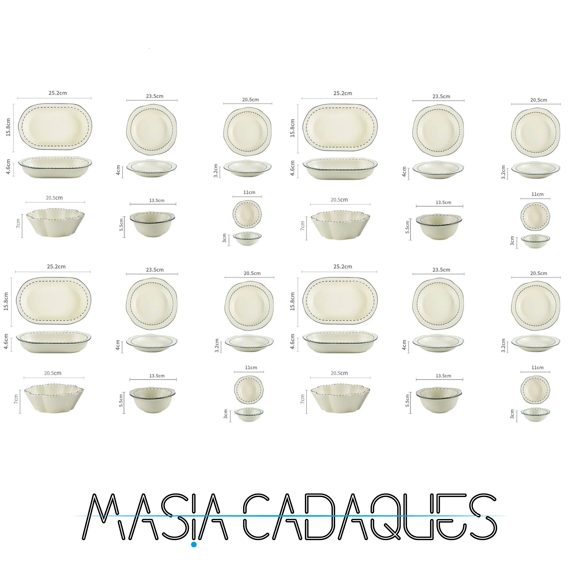 Magnolia Crockery Set
