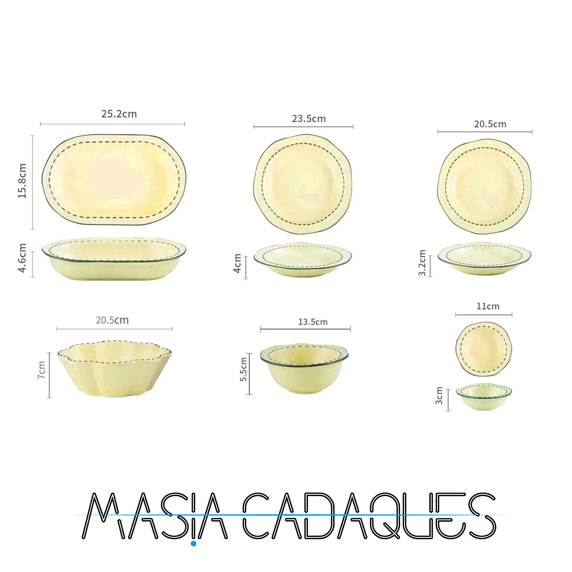 Magnolia Crockery Set
