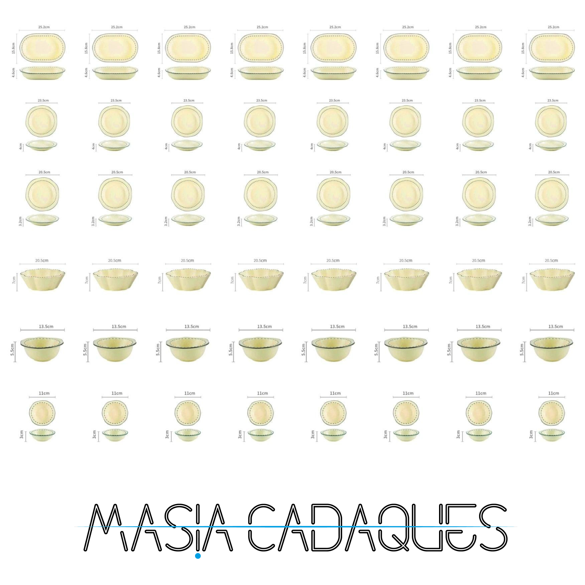 Magnolia Crockery Set