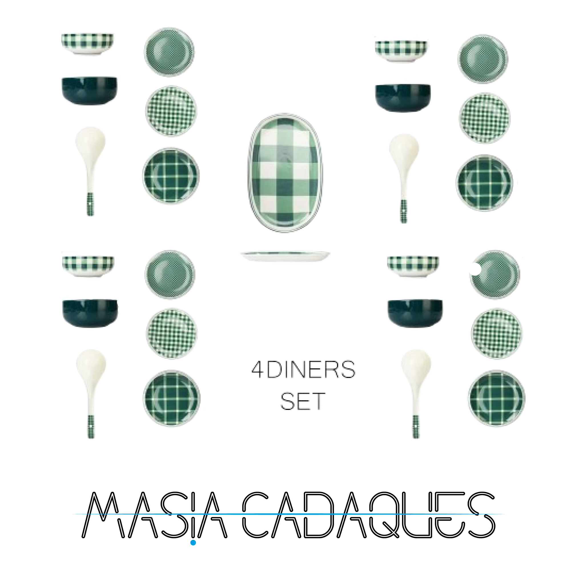 The Tartan Crockery Set