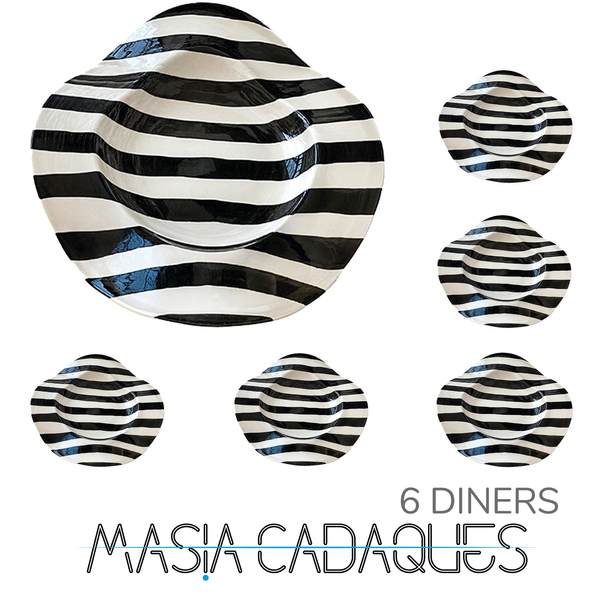 The Black and White Dishes