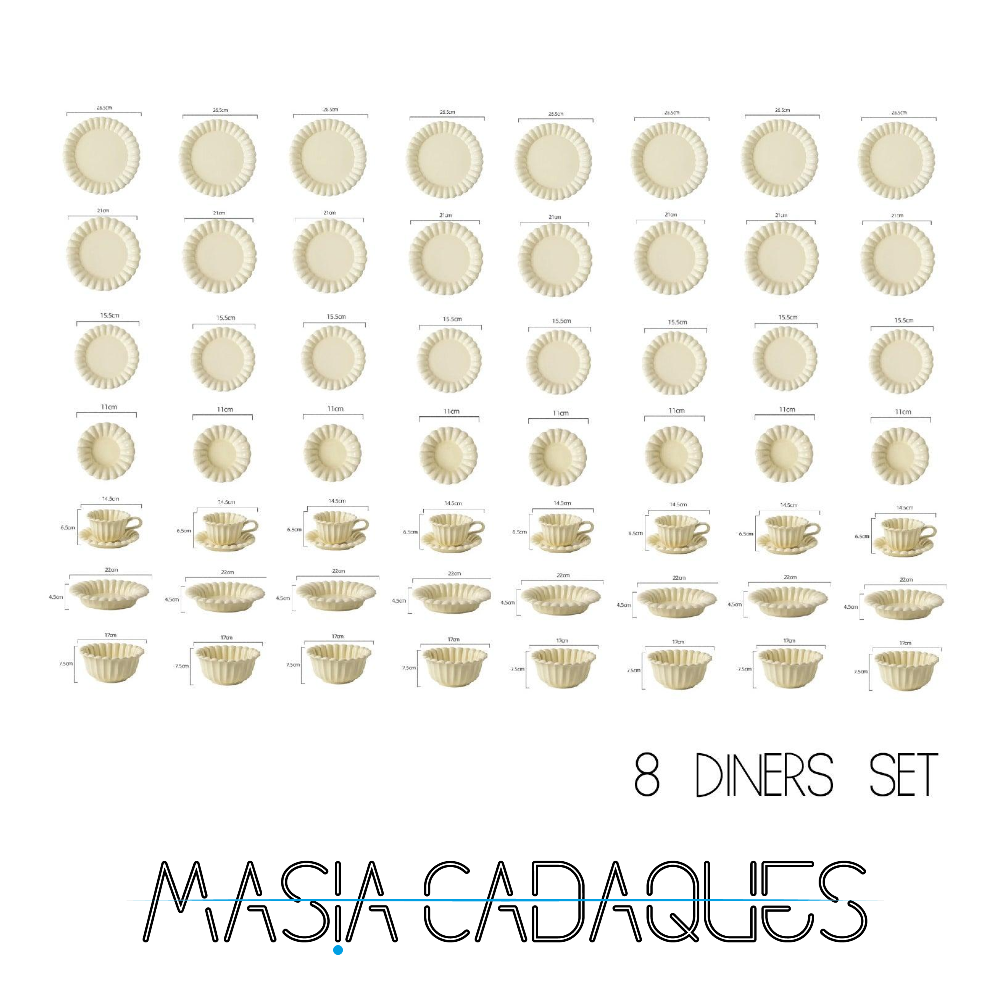 Amaranta Crockery Set