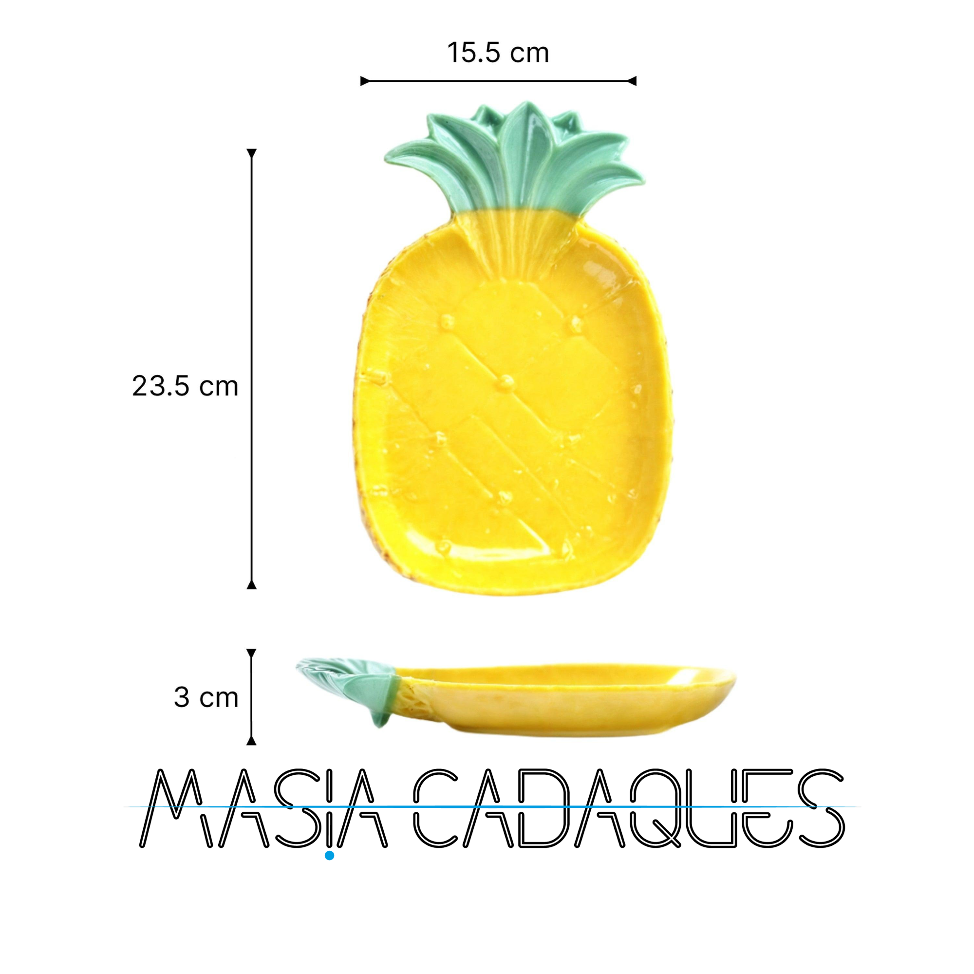 The Pineapple Yellow Dishes