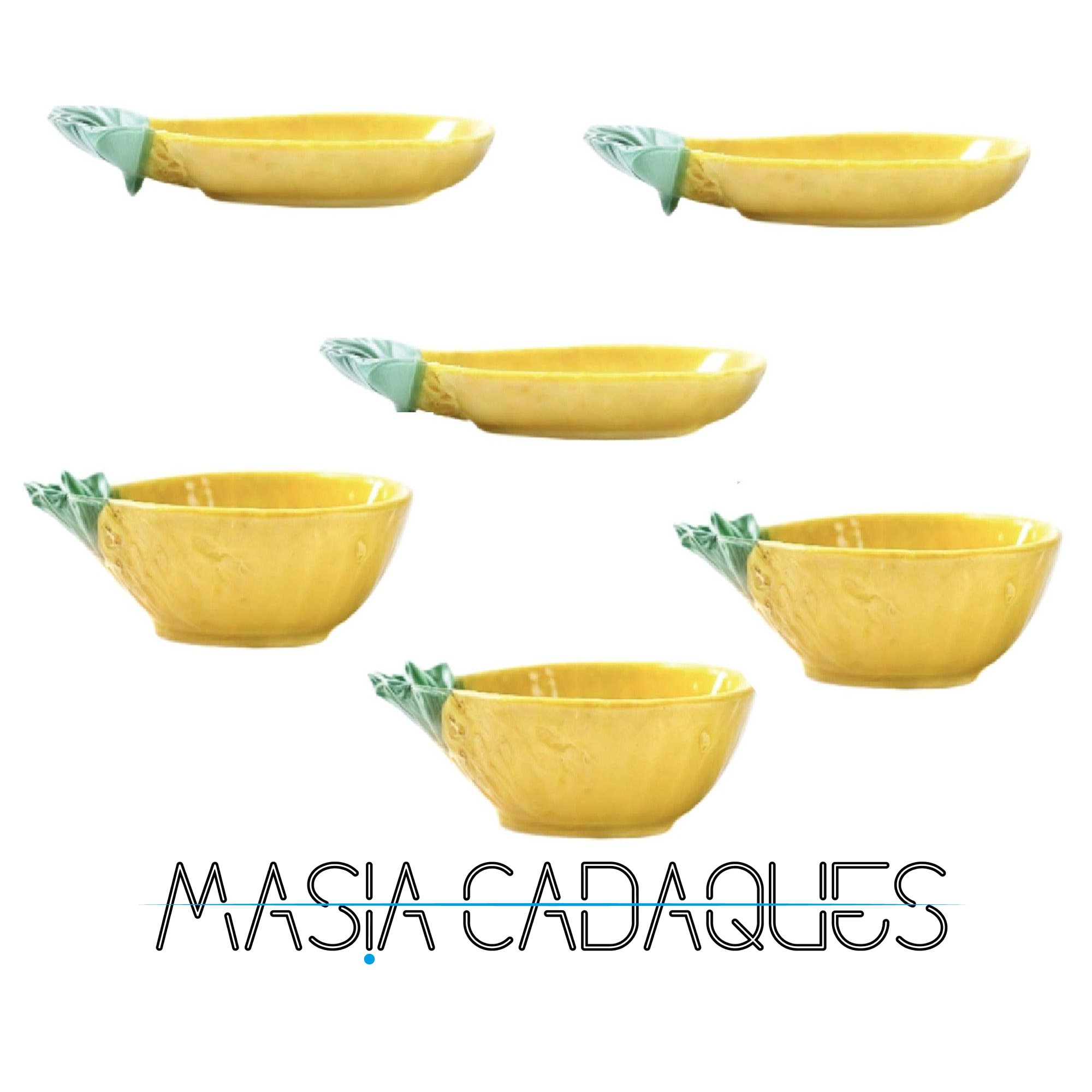 The Pineapple Yellow Dishes