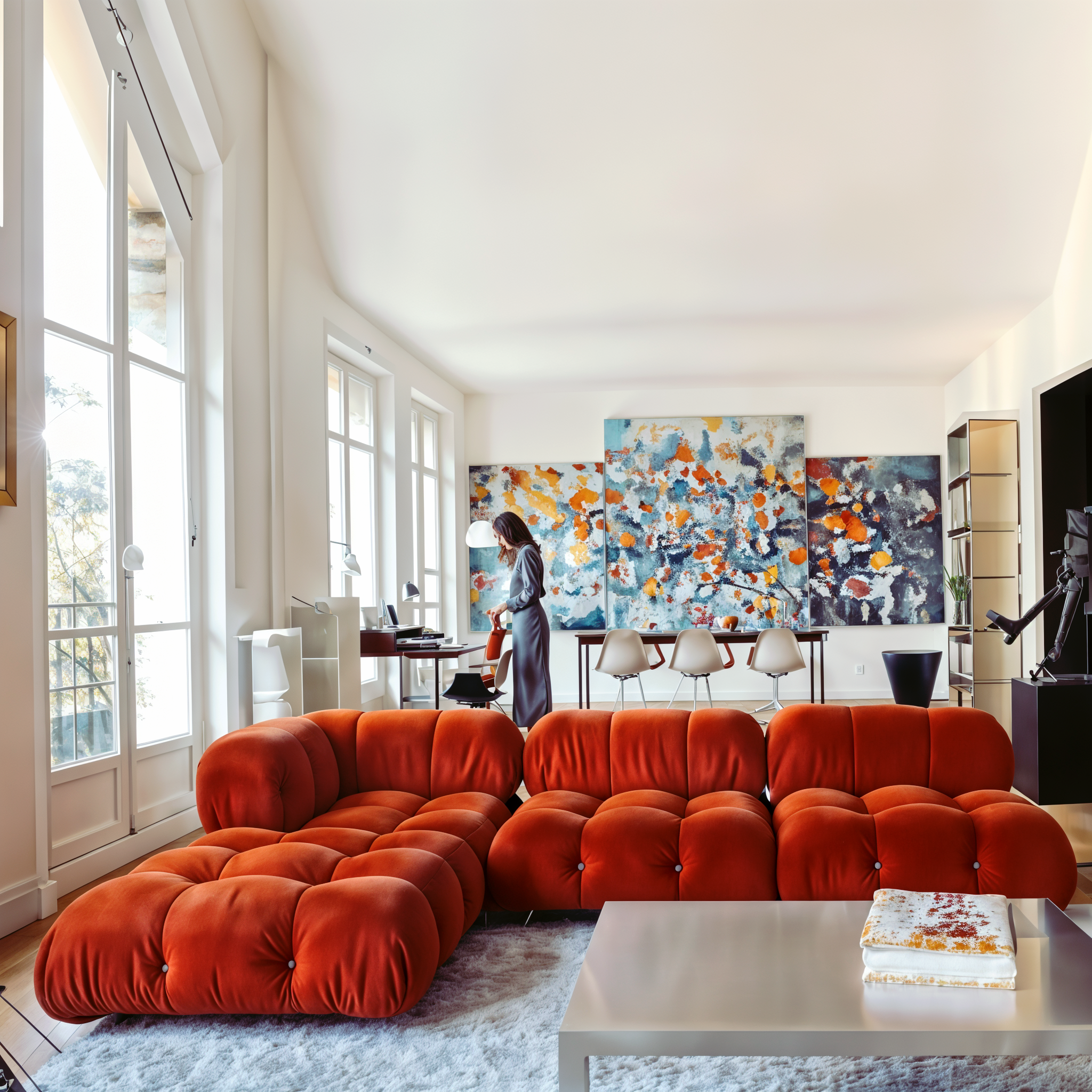 Gia Velvet Sofa