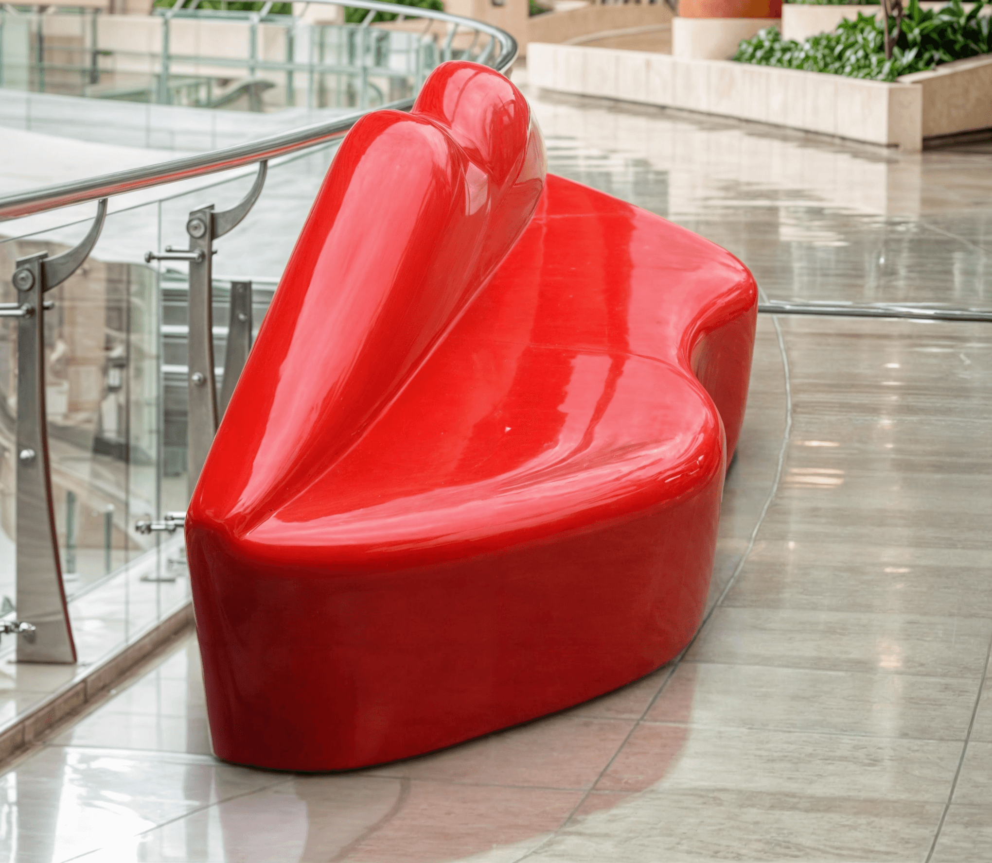 The Lips Fiber Glass Sofa