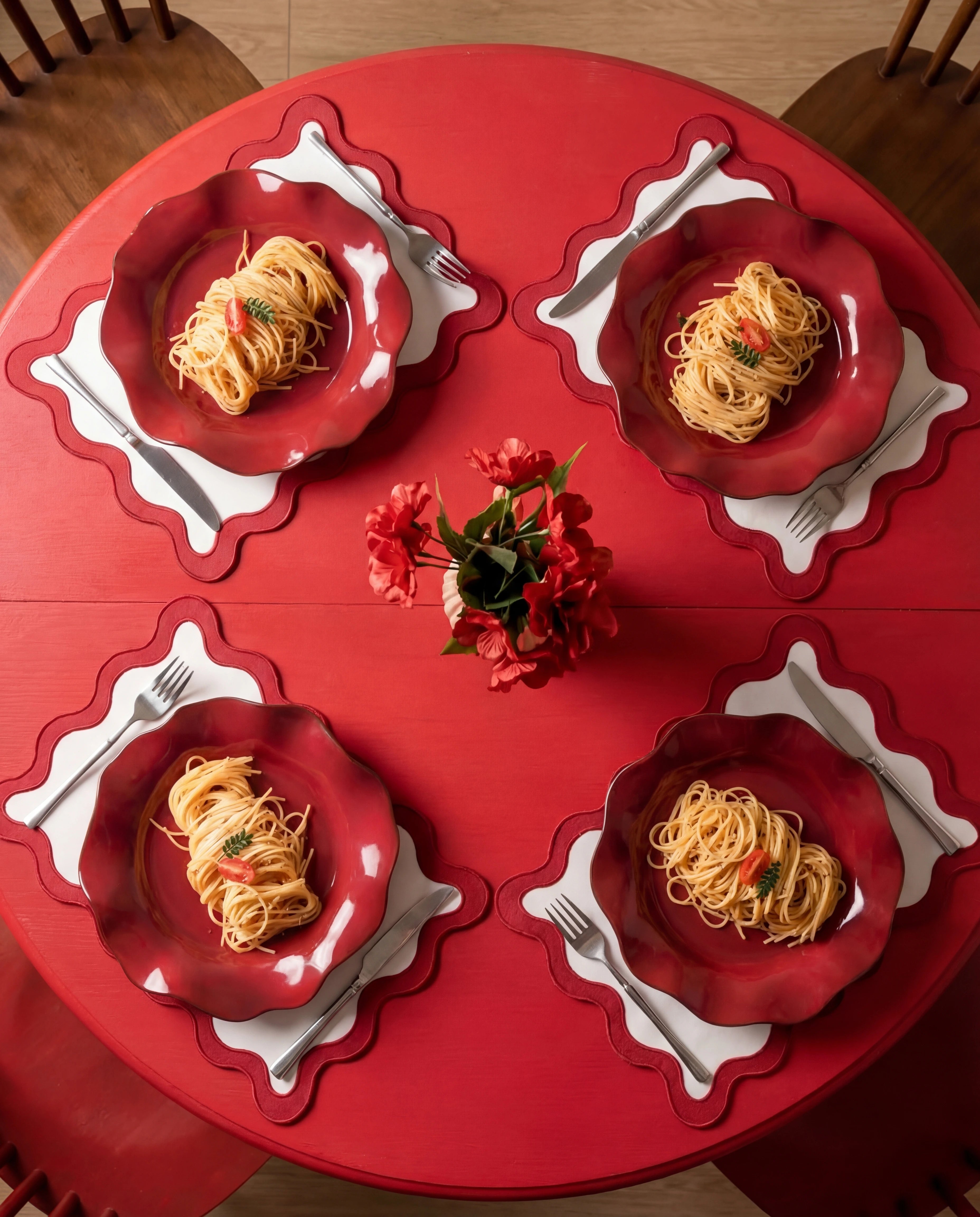 Christmas Flower Crockery