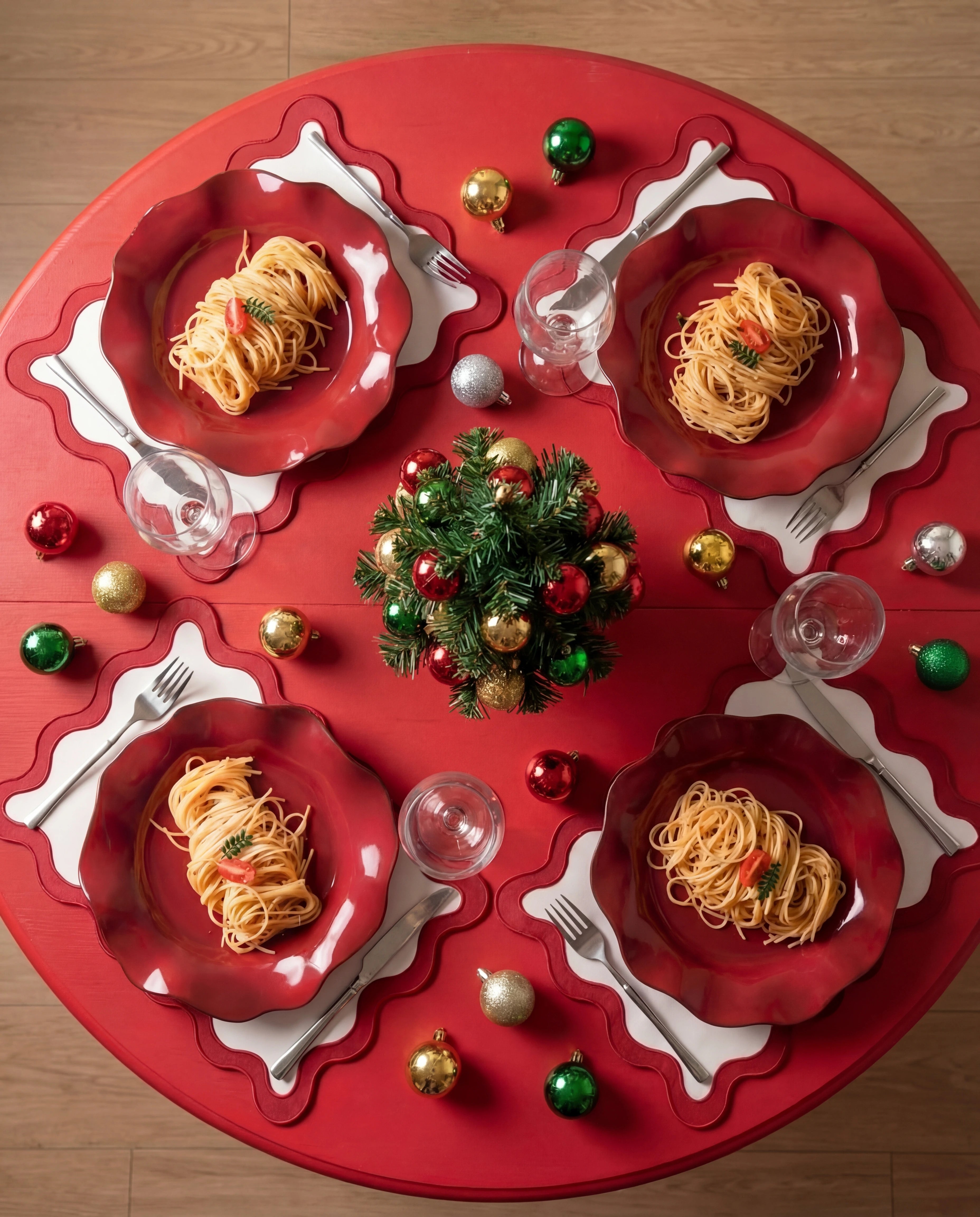 Christmas Flower Crockery