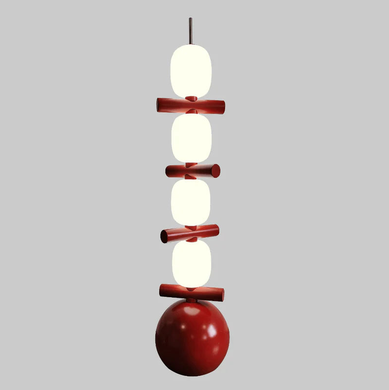 Diane Red Ceiling Lamp