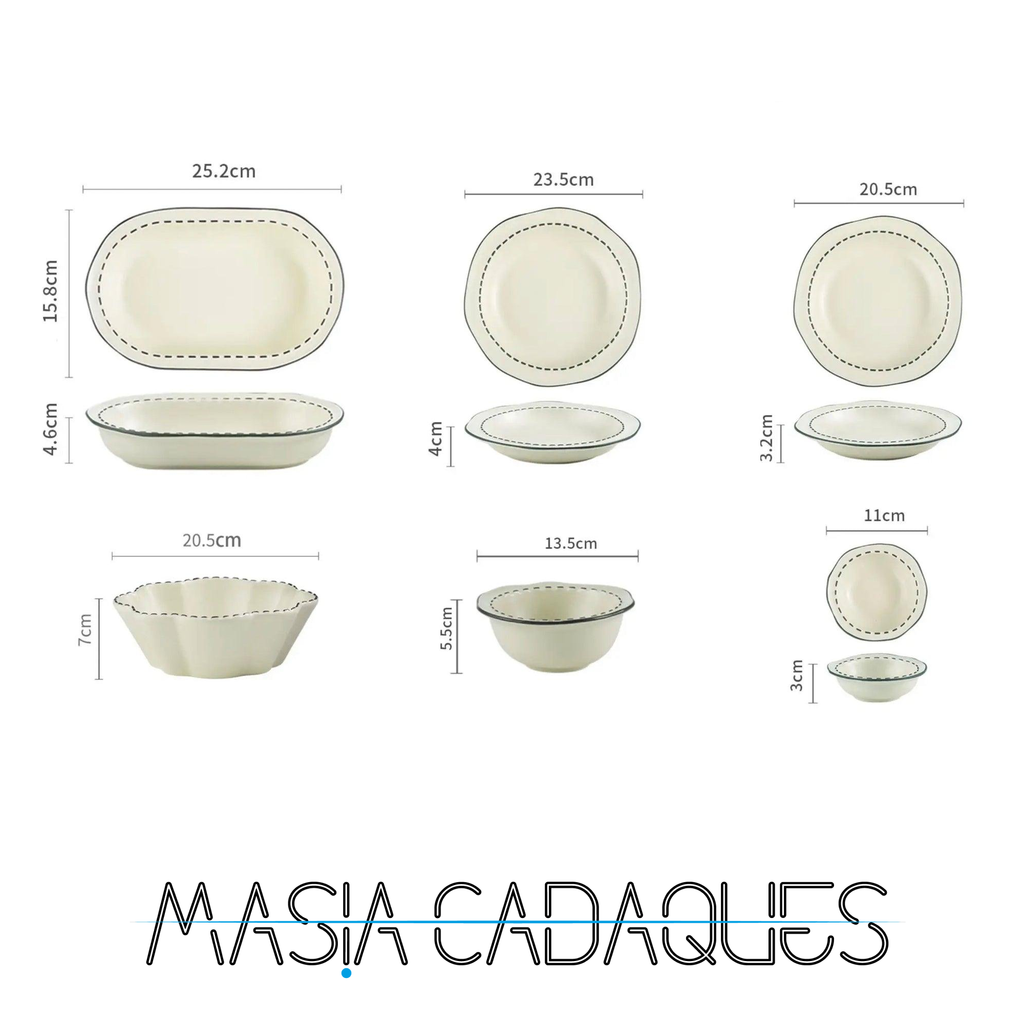 Magnolia Crockery Set