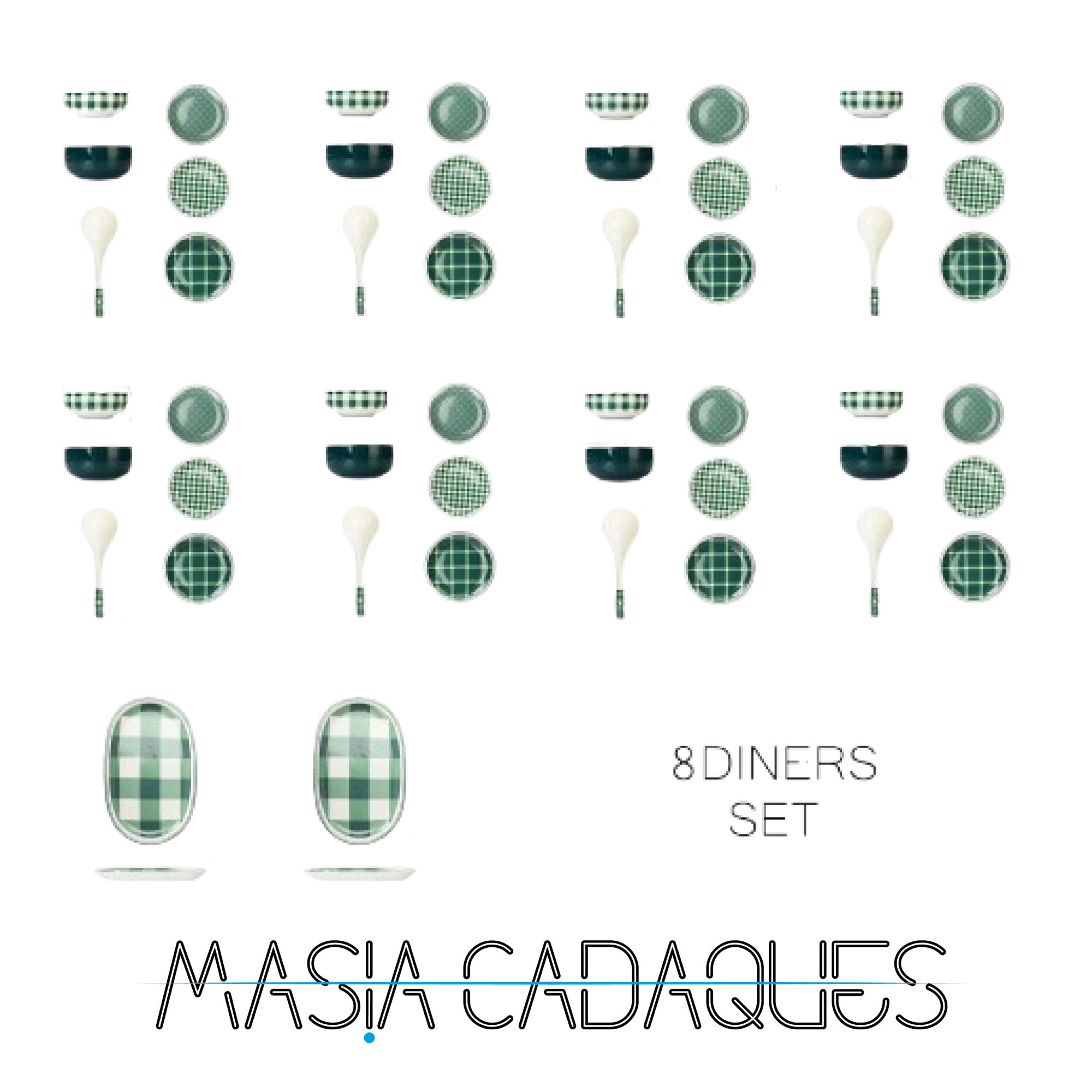 The Tartan Crockery Set