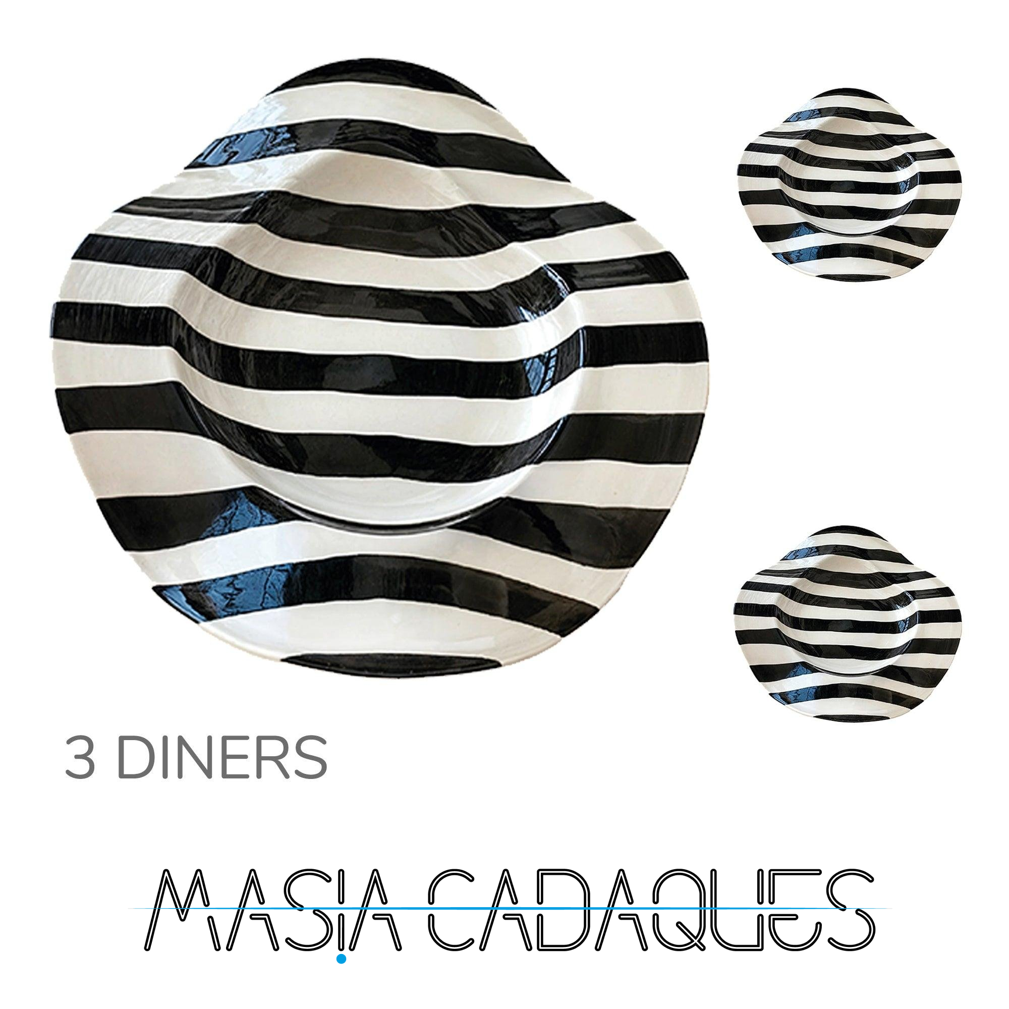 The Black and White Dishes