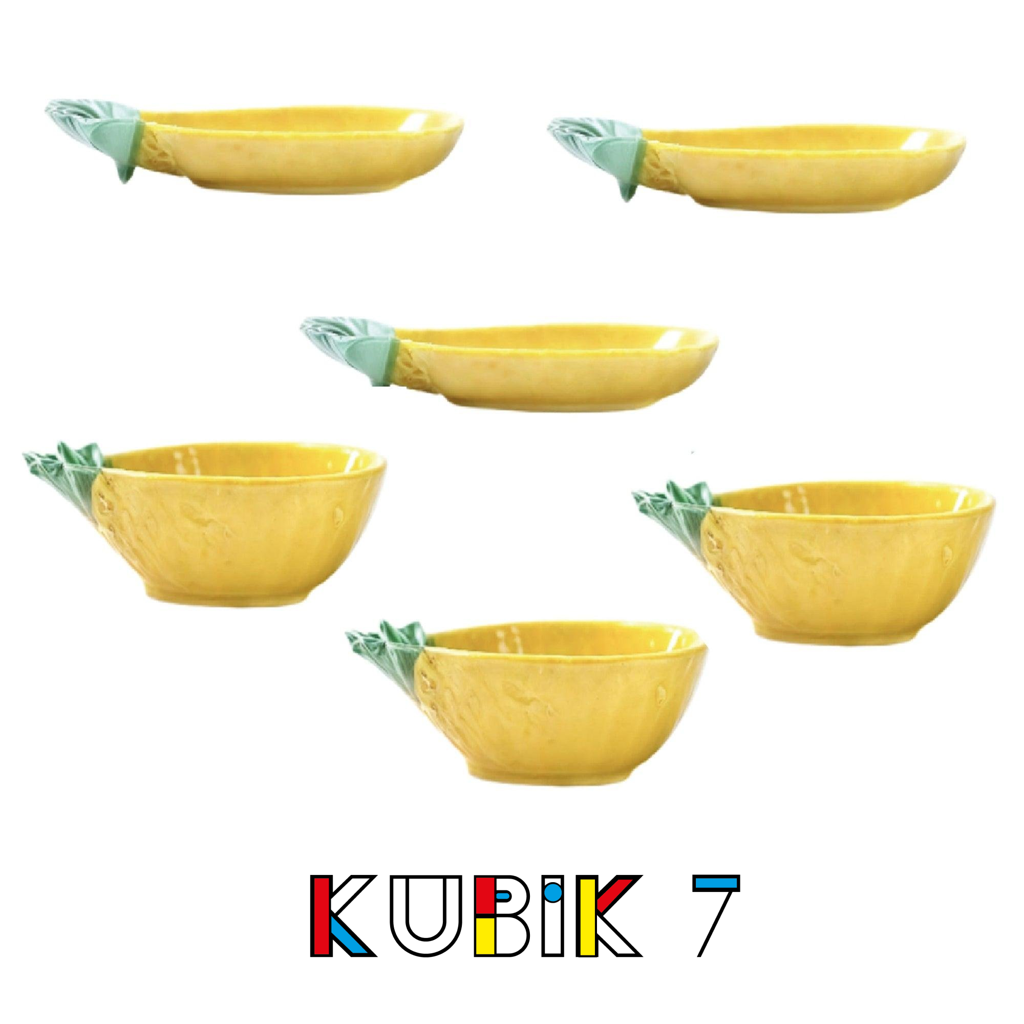 The Pineapple Yellow Dishes