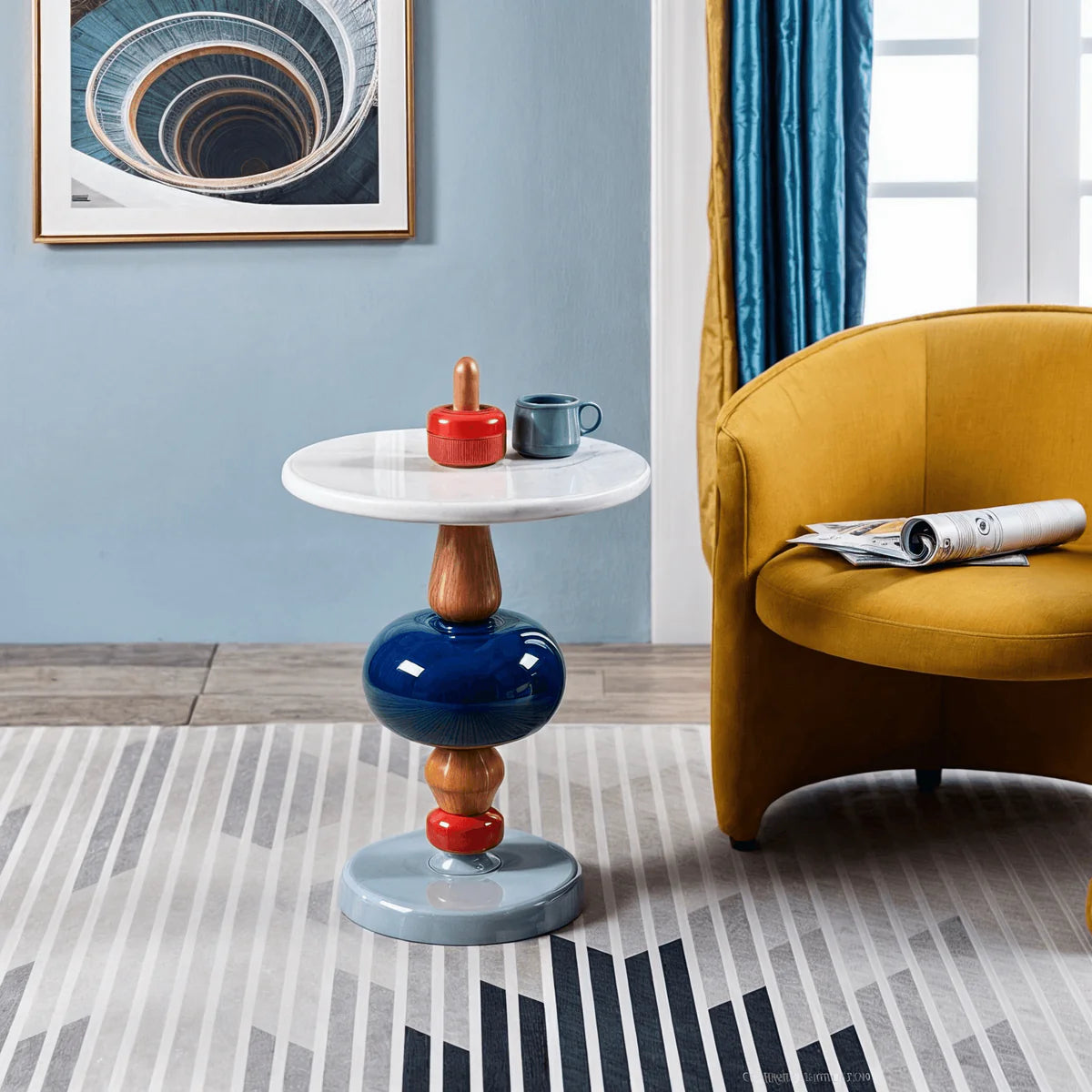Adelina Blue Table