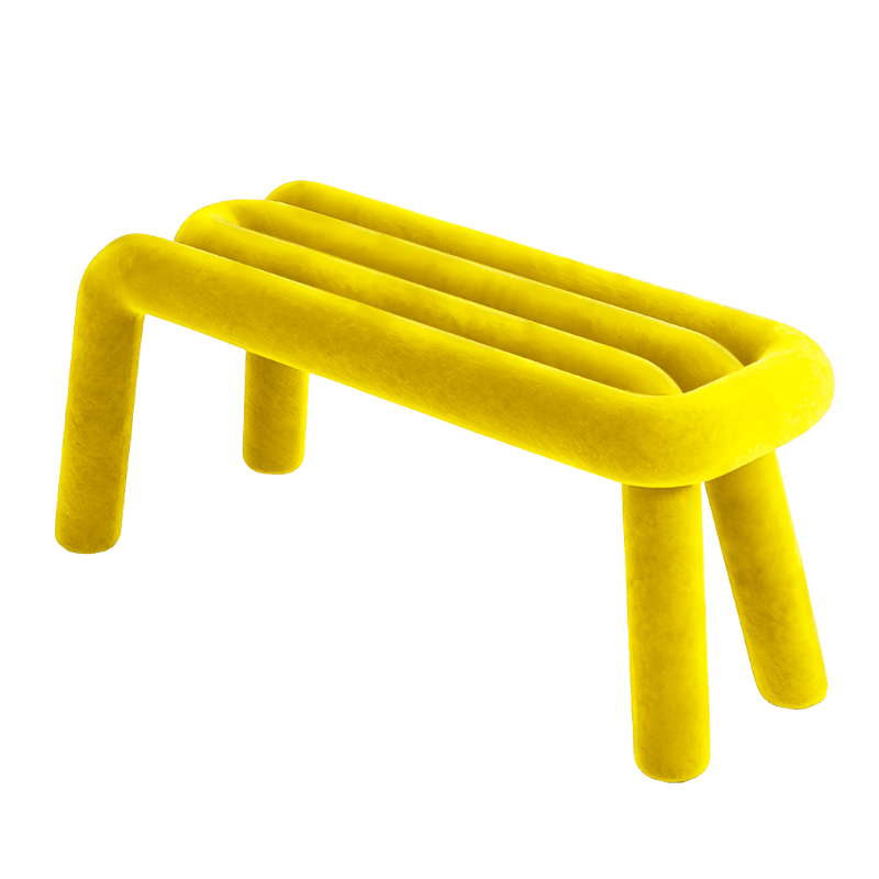 The Gia Bench Yellow