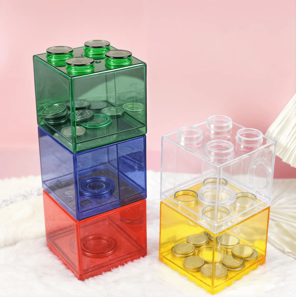 Money Box Lego Red