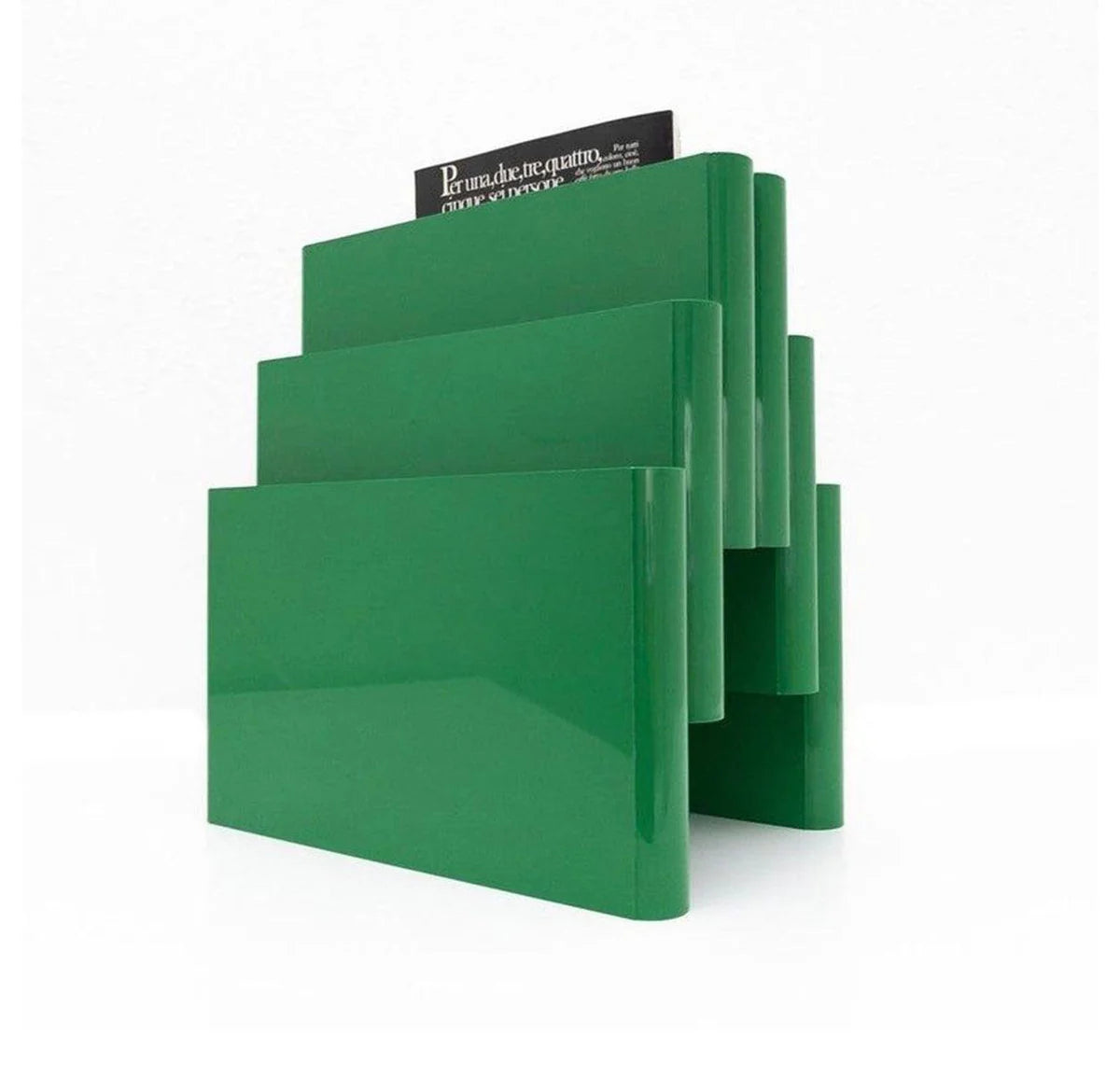 The Magazine Green Rack