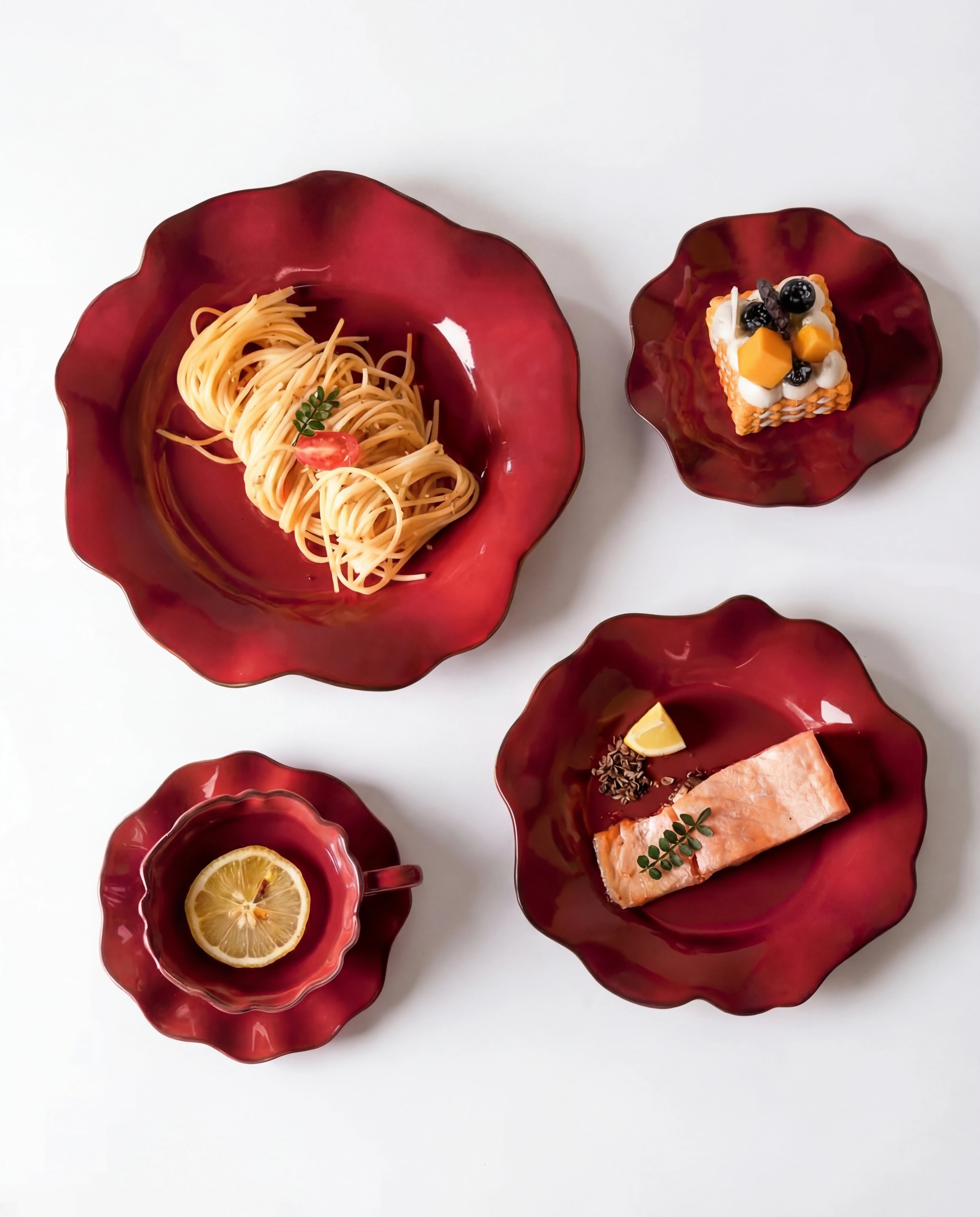 Christmas Flower Crockery