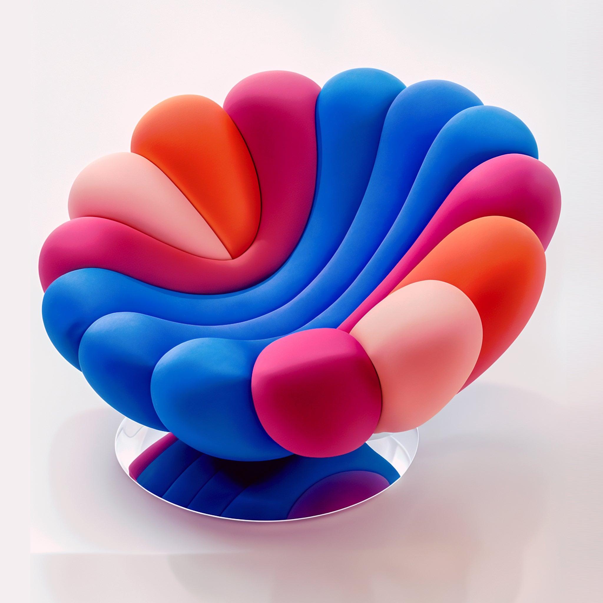 The Multicolor Swivel Chair